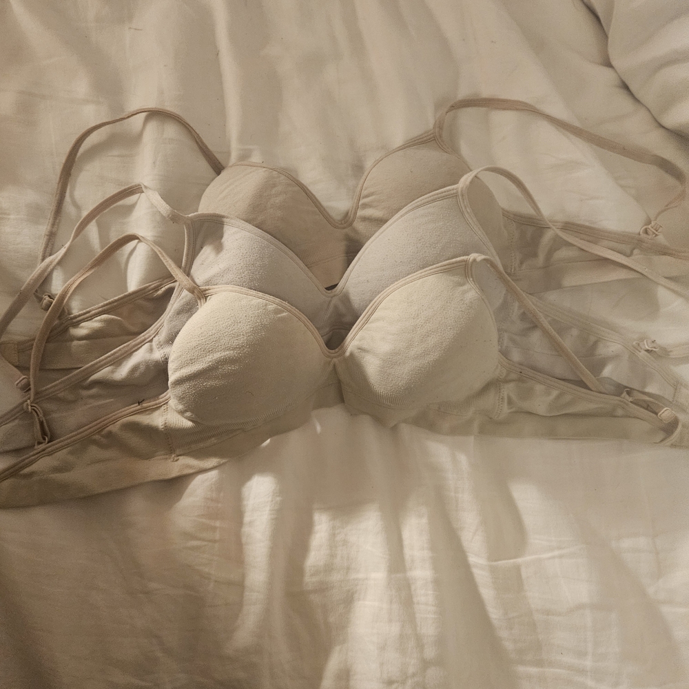 Cat & Jack Beige Bras (3x)